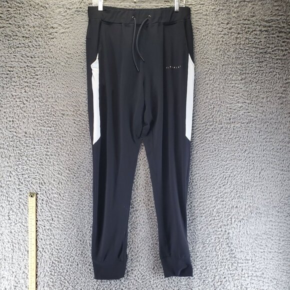 Alphalete Pants Womens XL Black Track Pants Drawstring Waistband Stretch - Picture 1 of 10